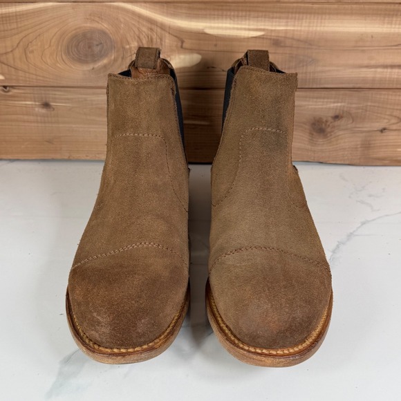Freebird Curtis Mens Brown Suede Cap Toe Chelsea Boots Size 8 Leather Sole‎ main image 4